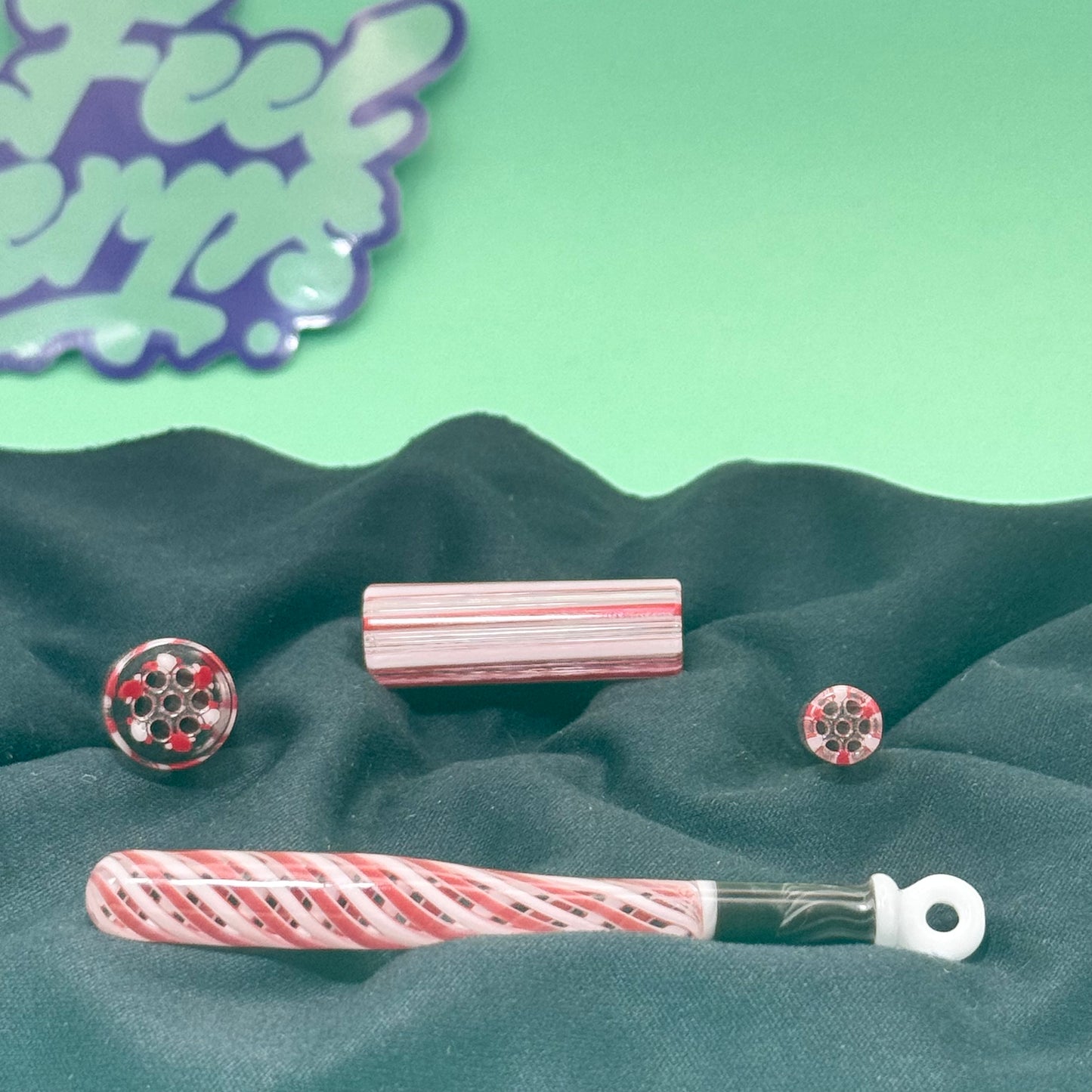 KIT 3 GLASS TIPS + BAT