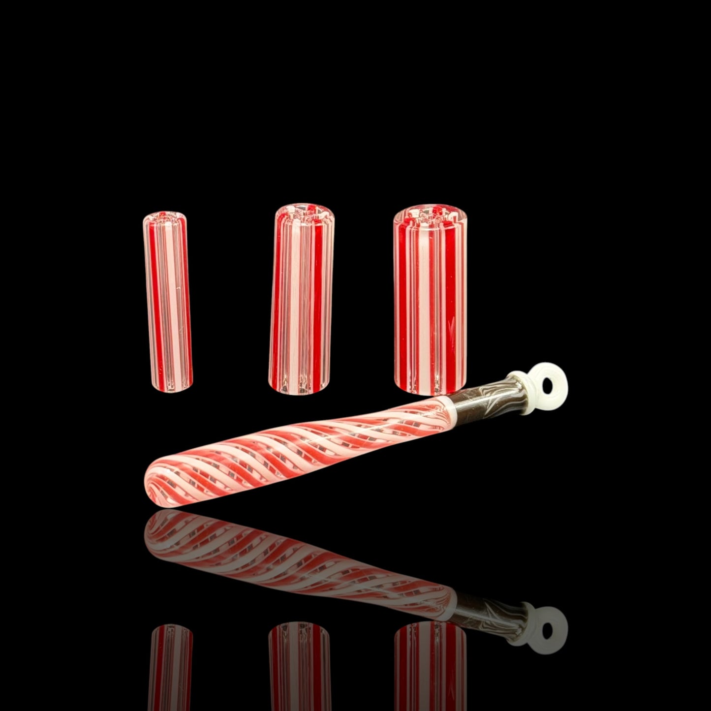 KIT 3 GLASS TIPS + BAT + CASE
