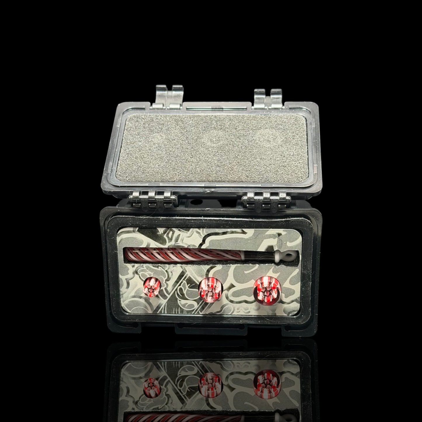 KIT 3 GLASS TIPS + BAT + CASE