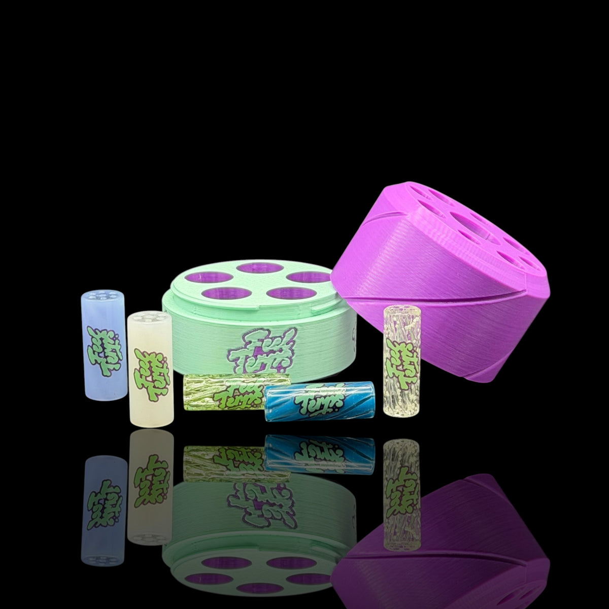 PACK 5 FILTROS MIXTO (10MM Y 12MM) + PORTAFILTROS