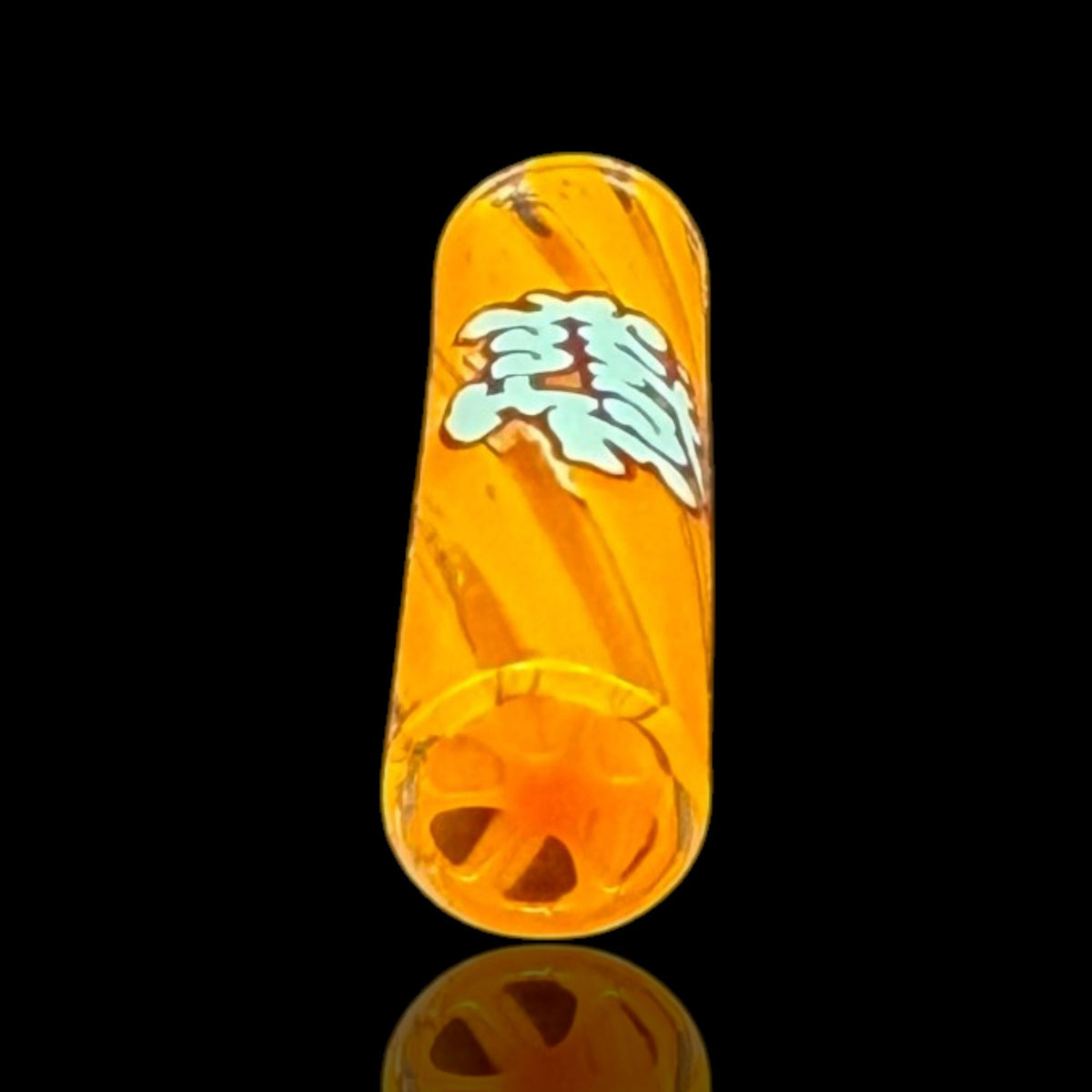 Glass tip Orange Twister de Feelterps