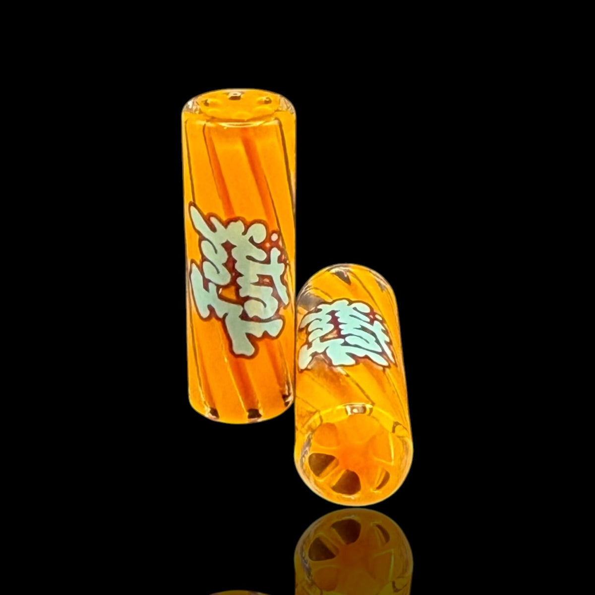 Boquilla de cristal Orange Twister 10 mm