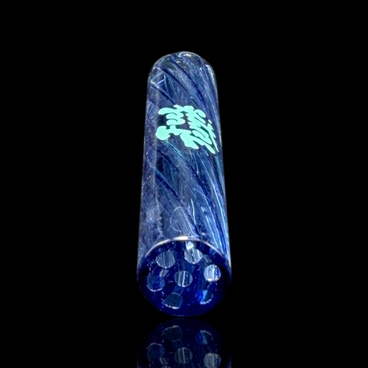 Clear Blue 60 mm: glass tip de borosilicato reutilizable
