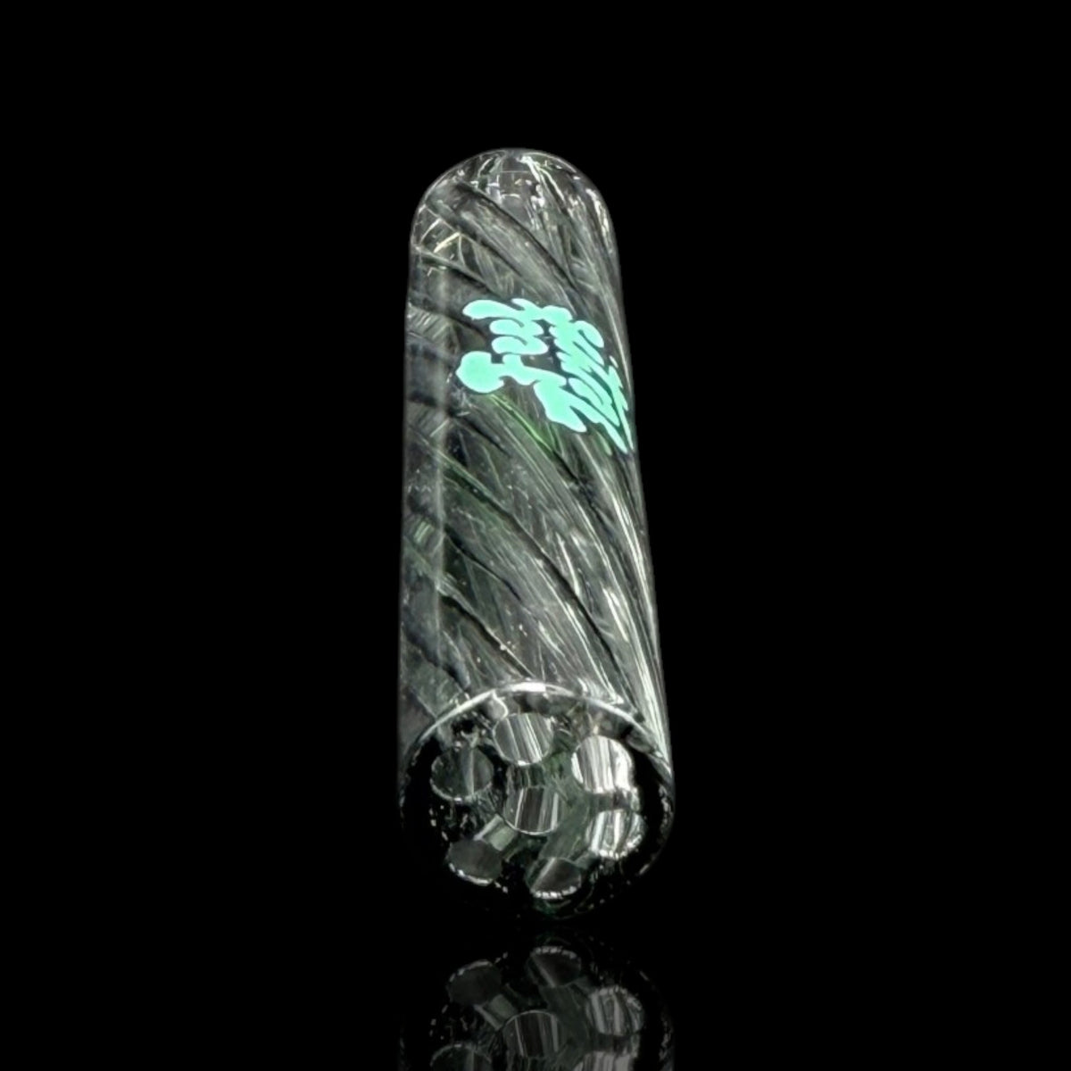 Clear Black 60 mm: glass tip de borosilicato reutilizable