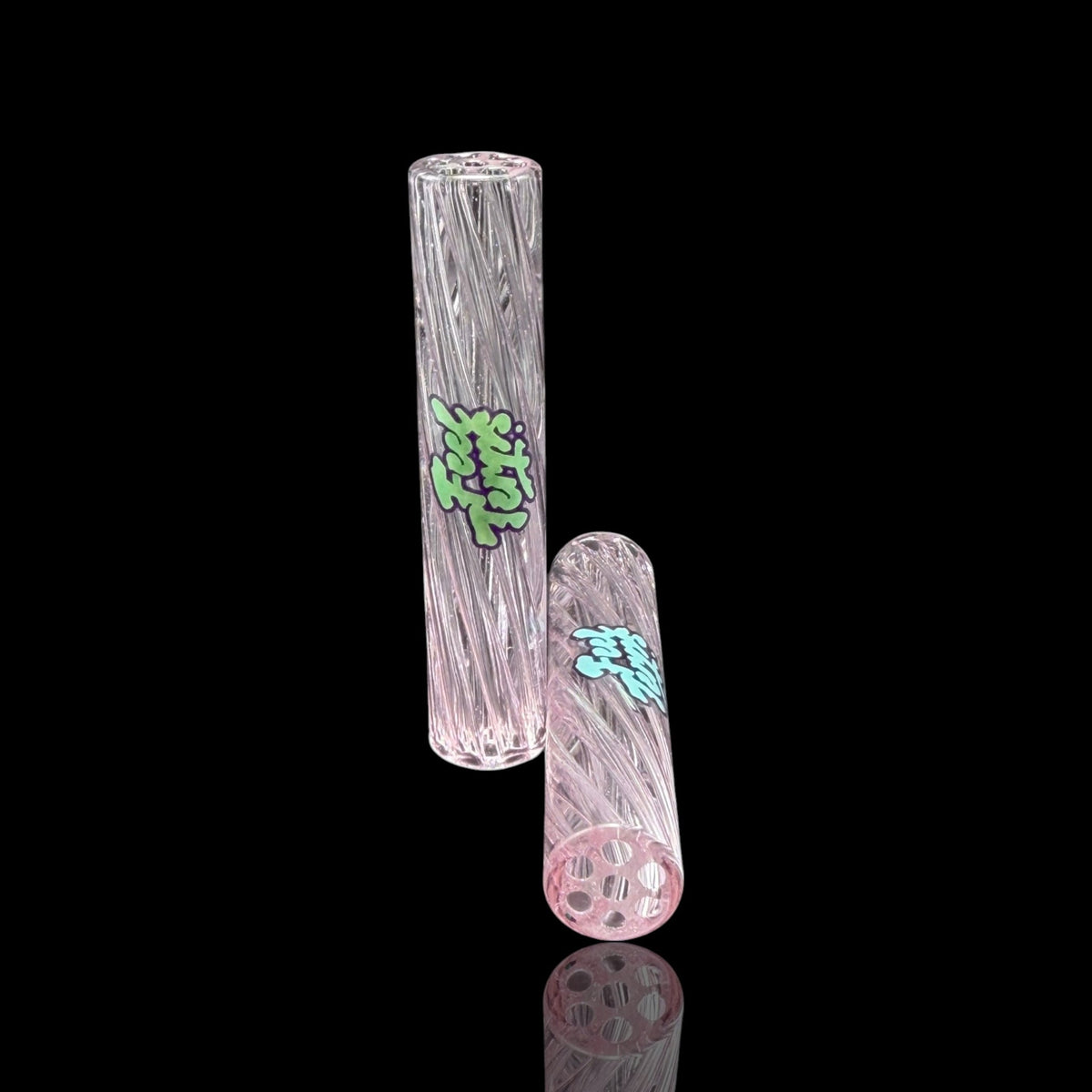 Filtro de cristal de borosilicato Clear Pink 60 mm