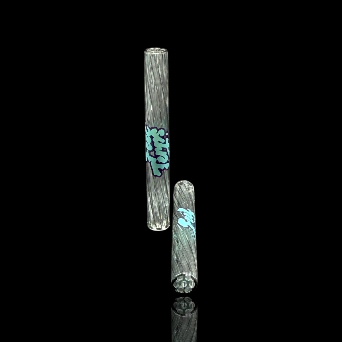 Clear Black: glass tip de borosilicato reutilizable