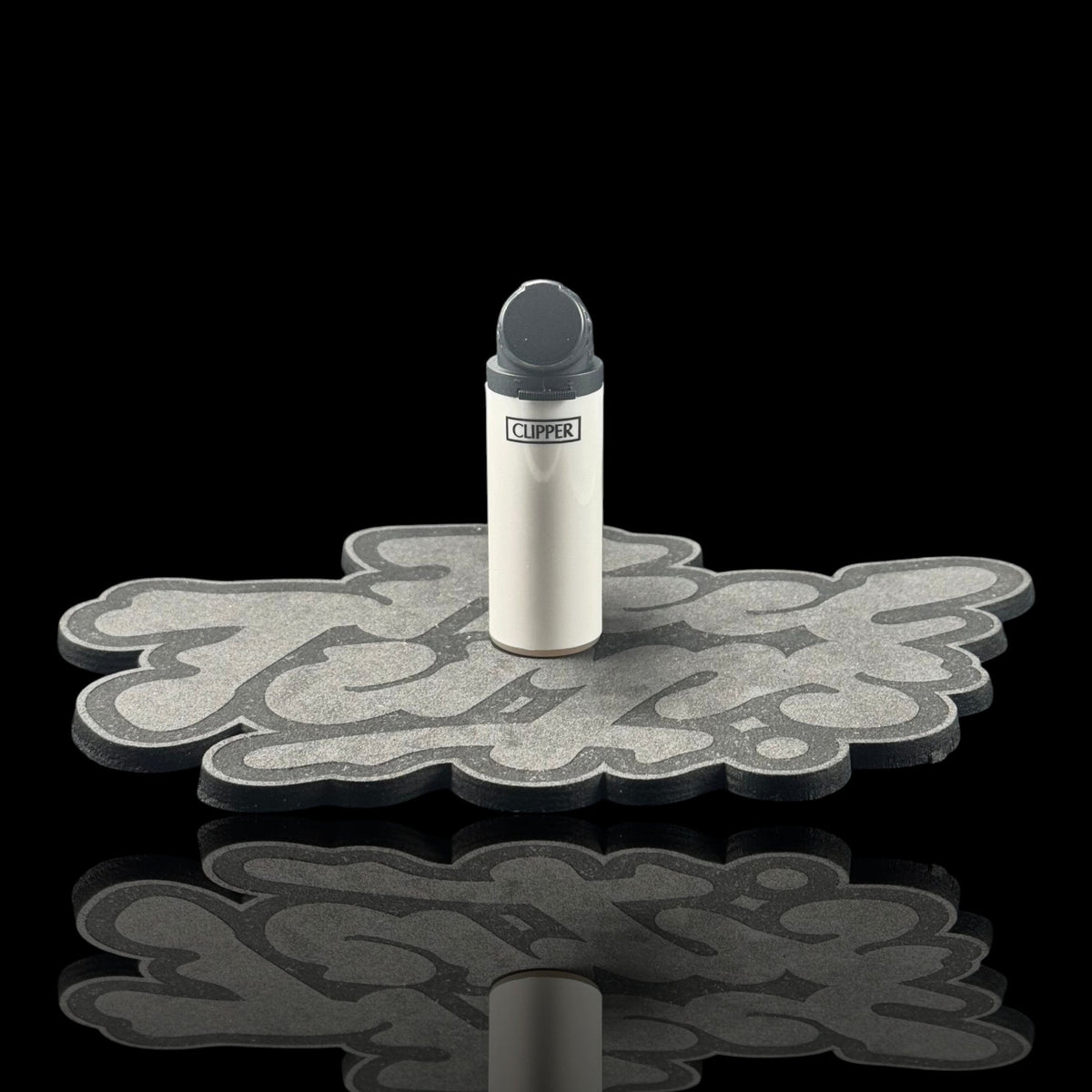 Mechero Clipper Soplete Blanco