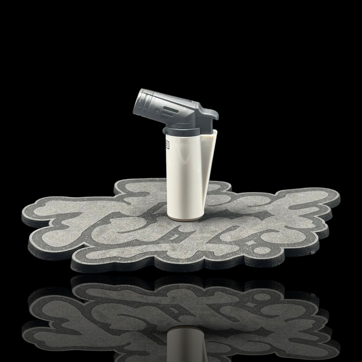 Mechero Clipper Soplete Blanco