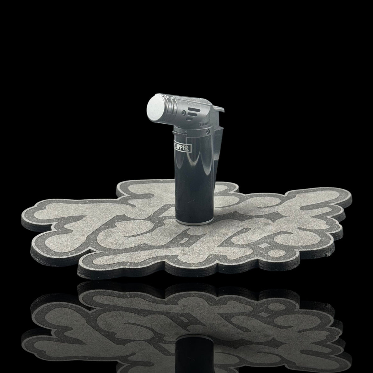 Mechero Clipper Soplete Negro