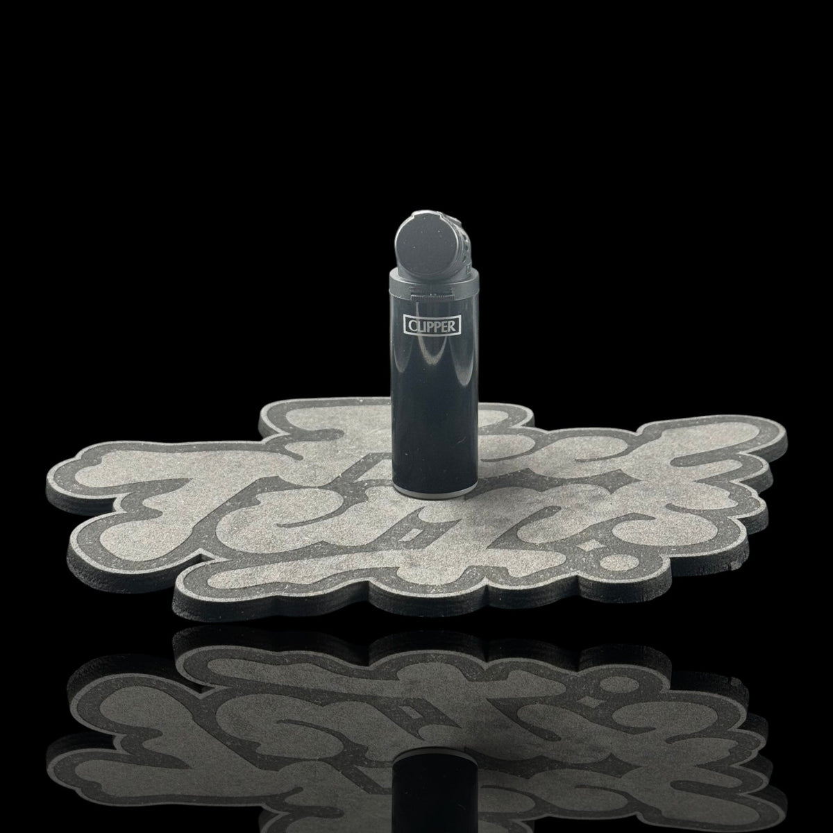 Mechero Clipper Soplete Negro