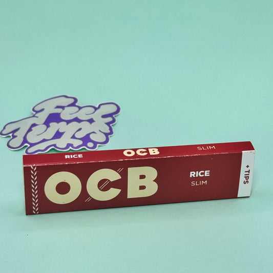 PAPEL SLIM RICE + TIPS OCB
